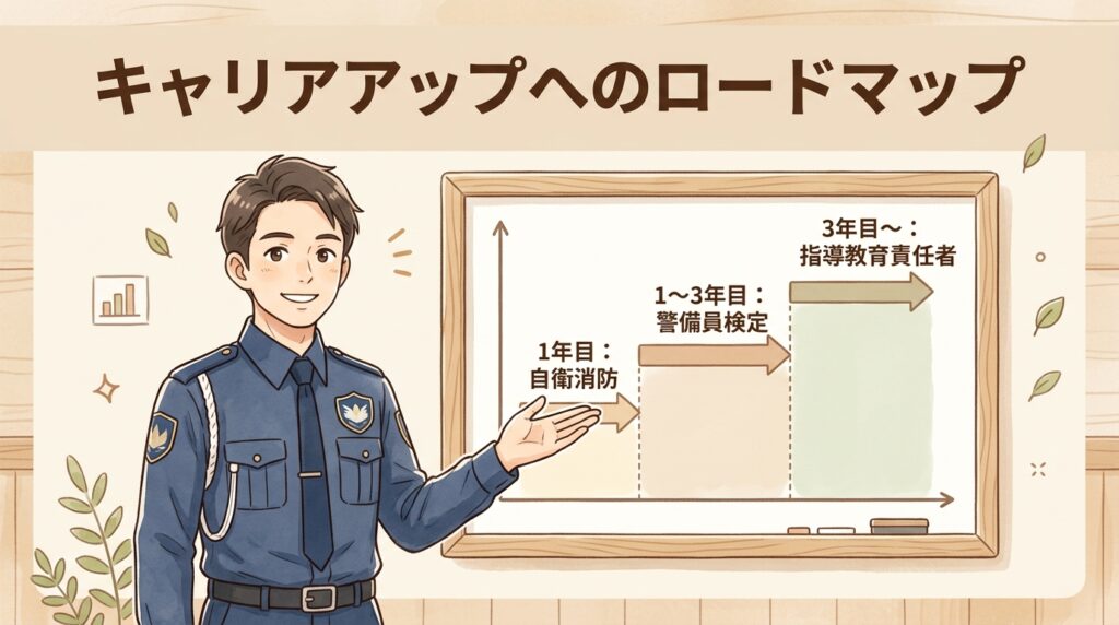 警備員のための資格ロードマップ｜取っておくべき資格を役割・キャリア別に整理