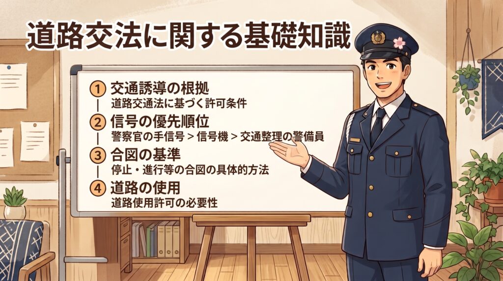 交通誘導警備業務検定2級の学科対策｜道路交通法・警備業法の頻出ポイント完全解説